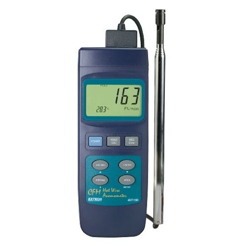 Máy đo tốc độ gió, lưu lượng, nhiệt độ gió EXTECH 407119A (0-17m/s)
