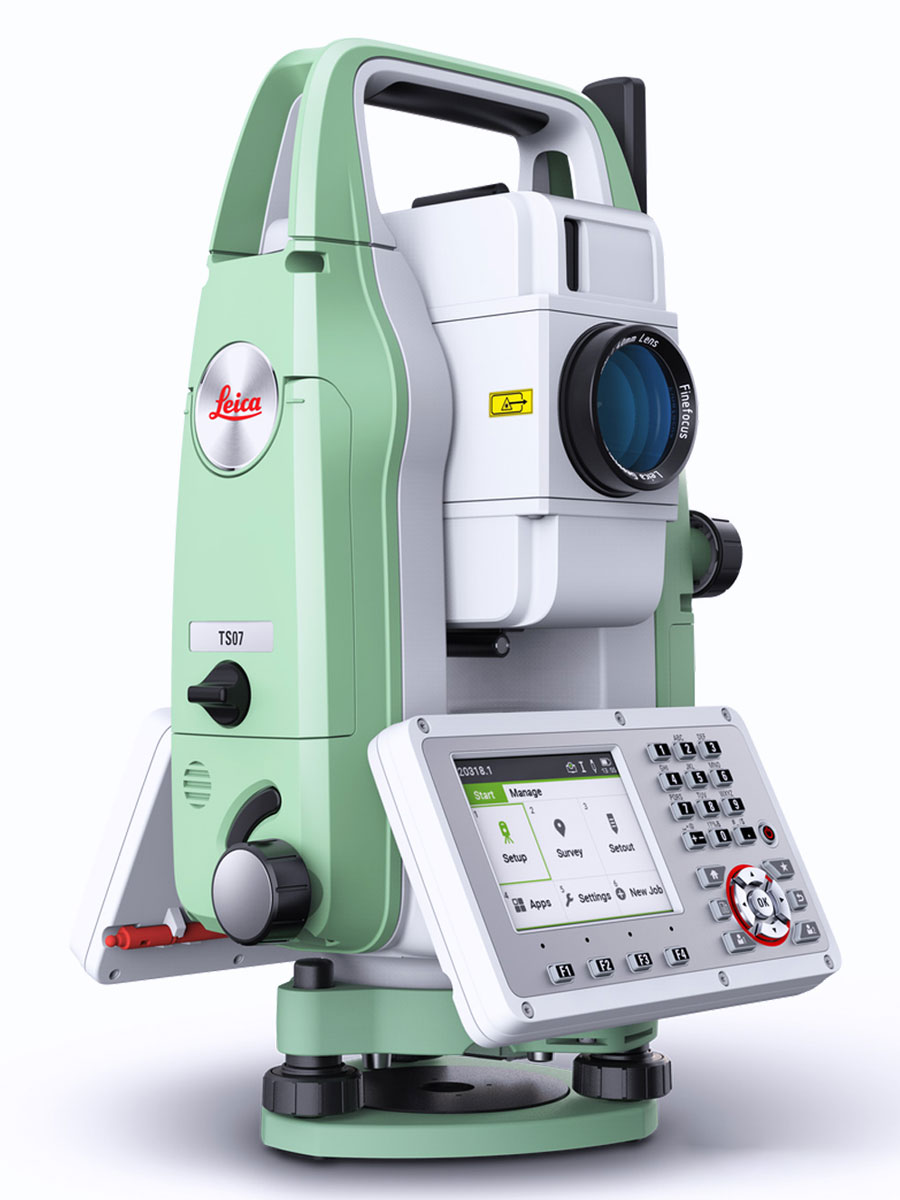 Máy toàn đạc điện tử Leica Flexline TS07 1