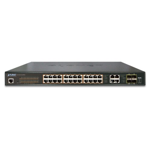 Switch 24-Port PoE Planet GS-4210-24P2S