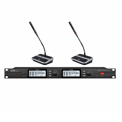 Bộ micro cổ ngỗng không dây 2 kênh ATS WS-211