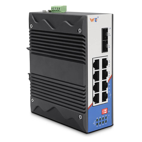 Switch công nghiệp 8-port Gigabit + 4-port 1000Base-X SFP Industrial DIN-Rail Switch WINTOP YT-RS2312-4GF8GT