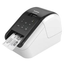 Máy in nhãn Brother QL-810W, nhẵn DK. Khổ in max 62mm