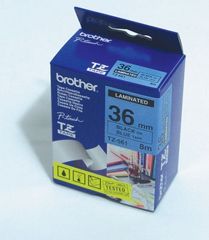 nhan brother tz561 black on blue  chu den nen xanh da troi rong 36mm