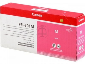 muc in canon pfi 701 magenta ink tank