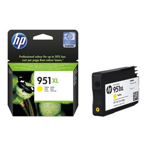 muc in hp 951xl yellow officejet ink cartridge cn048ae