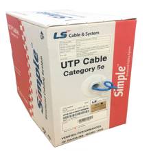 Cáp mạng LS Cat 5E FTP 24AWG PVC CM UL