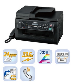 Máy in Panasonic KX MB2030, In, Scan, Copy, Fax, Telephone